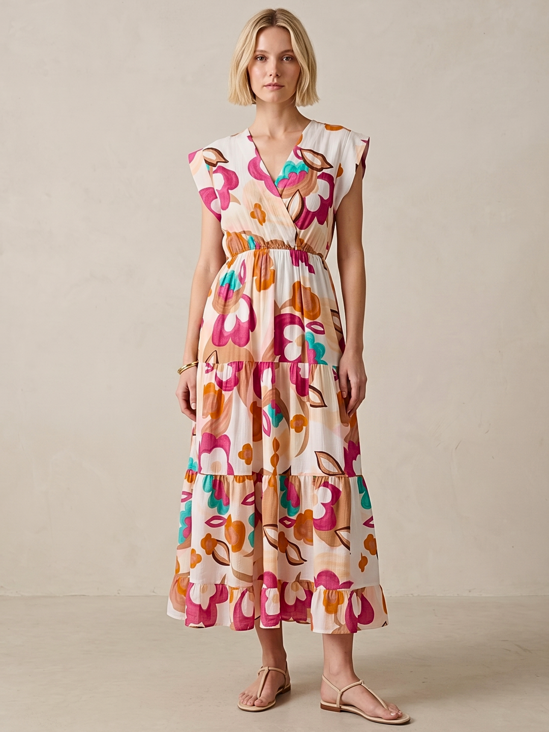 Tahoe Tiered Midi Dress