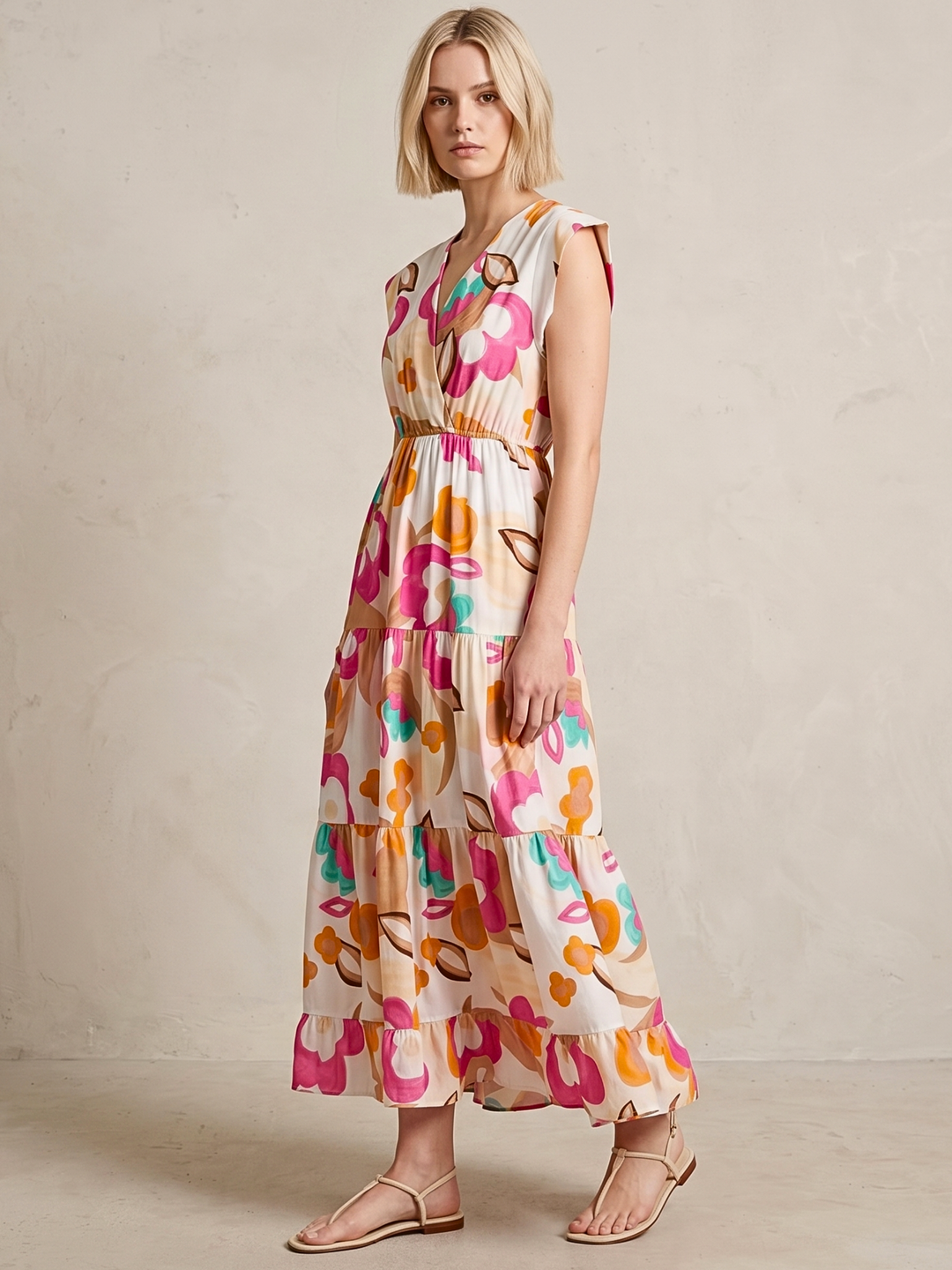 Tahoe Tiered Midi Dress