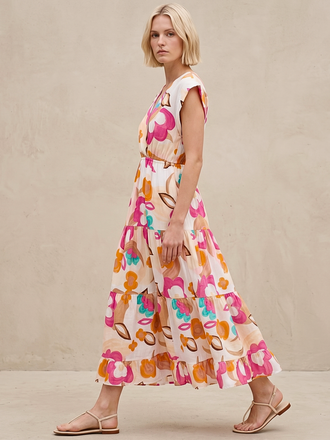 Tahoe Tiered Midi Dress