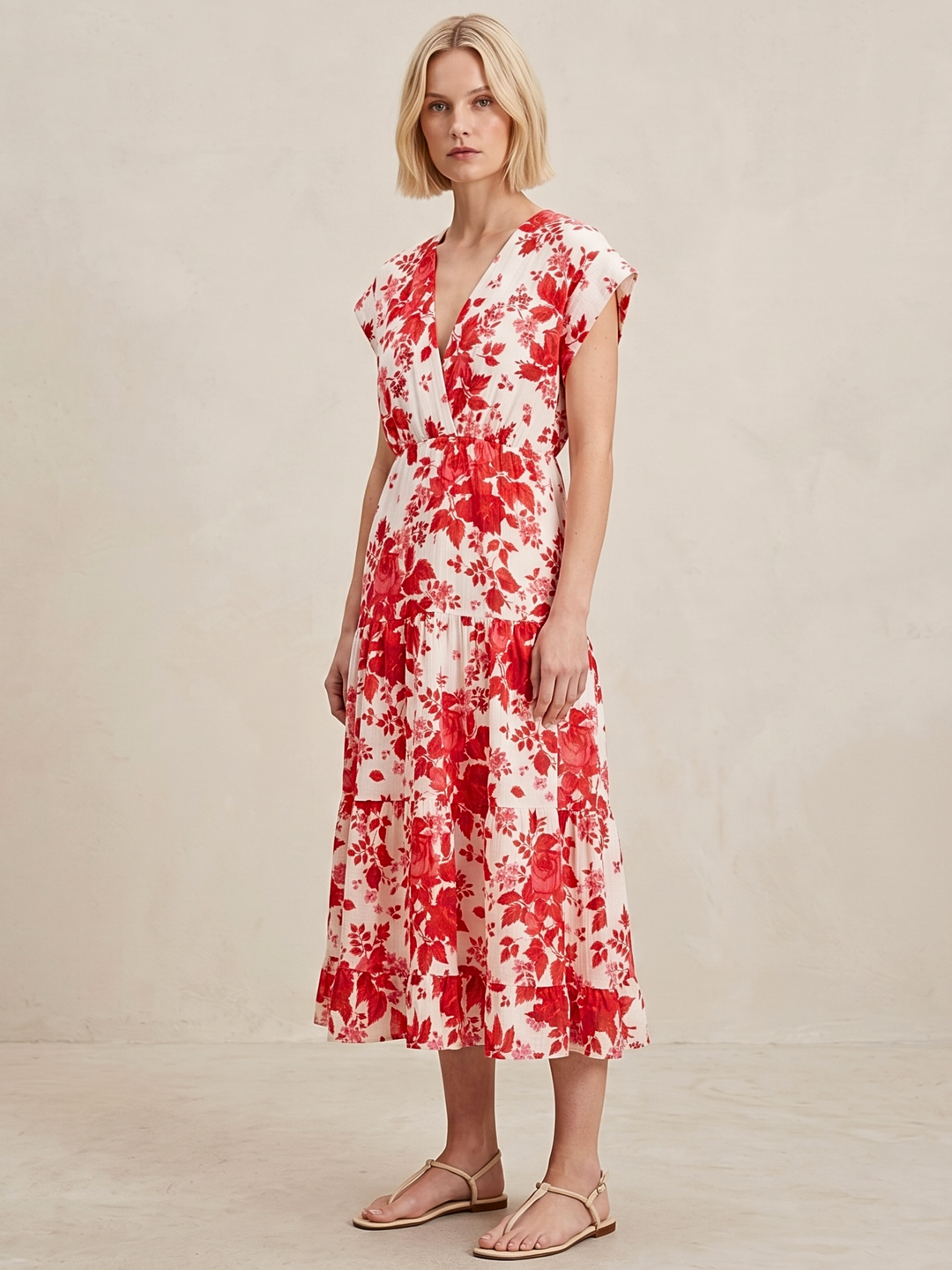 Tahoe Tiered Midi Dress