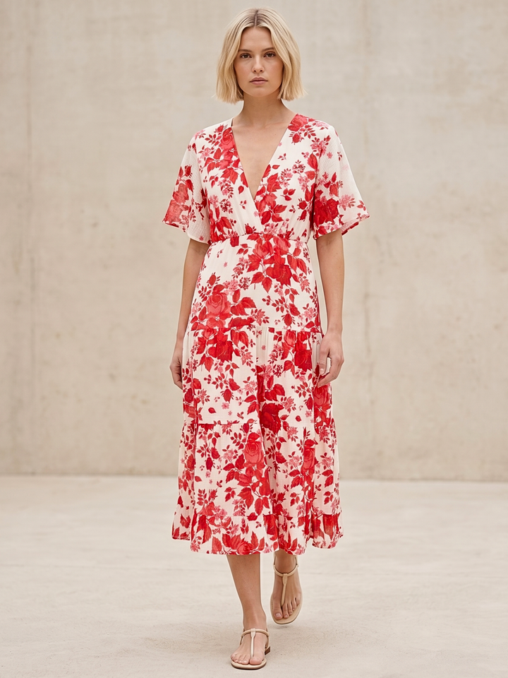 Tahoe Tiered Midi Dress