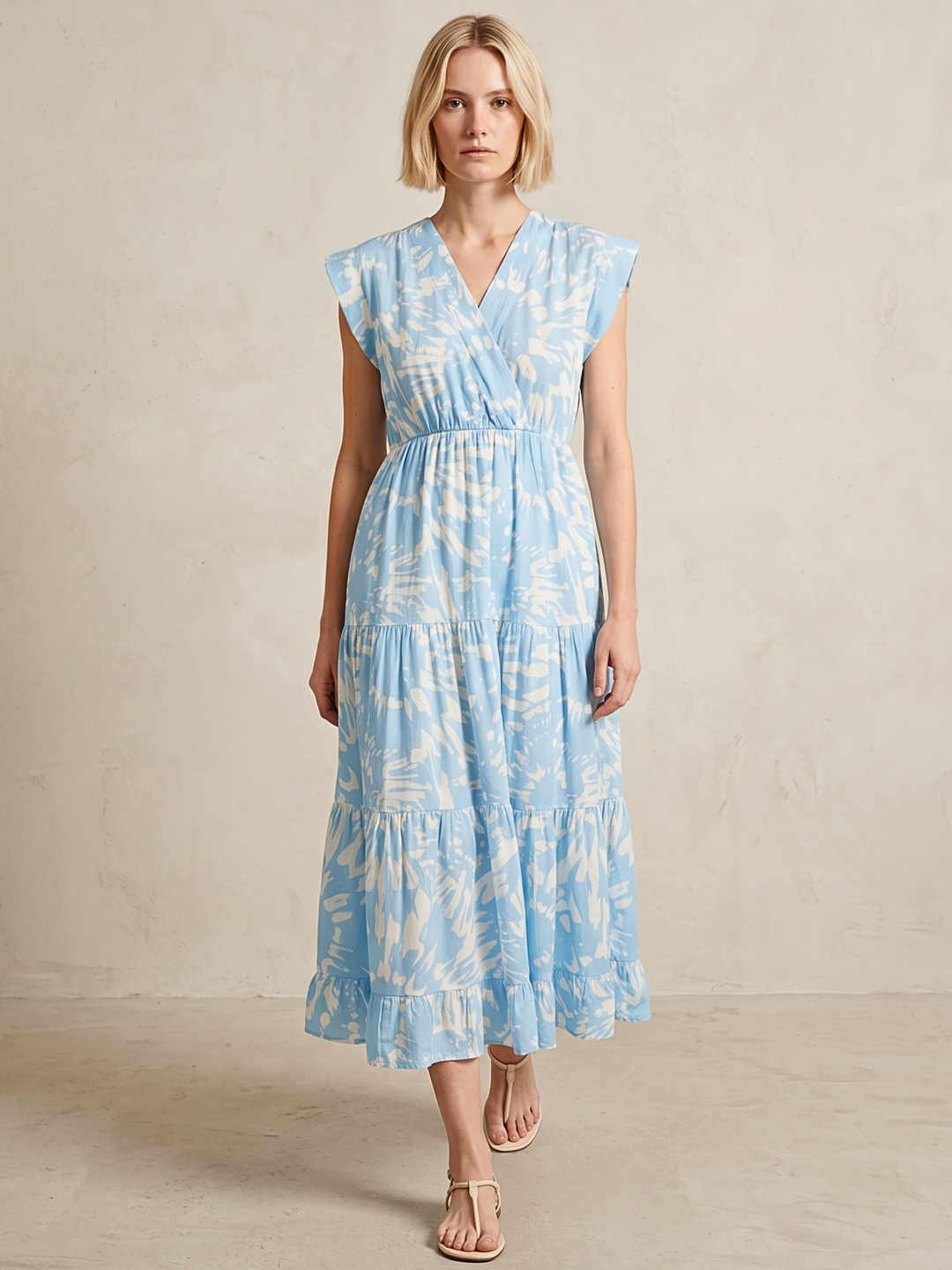 Tahoe Tiered Midi Dress