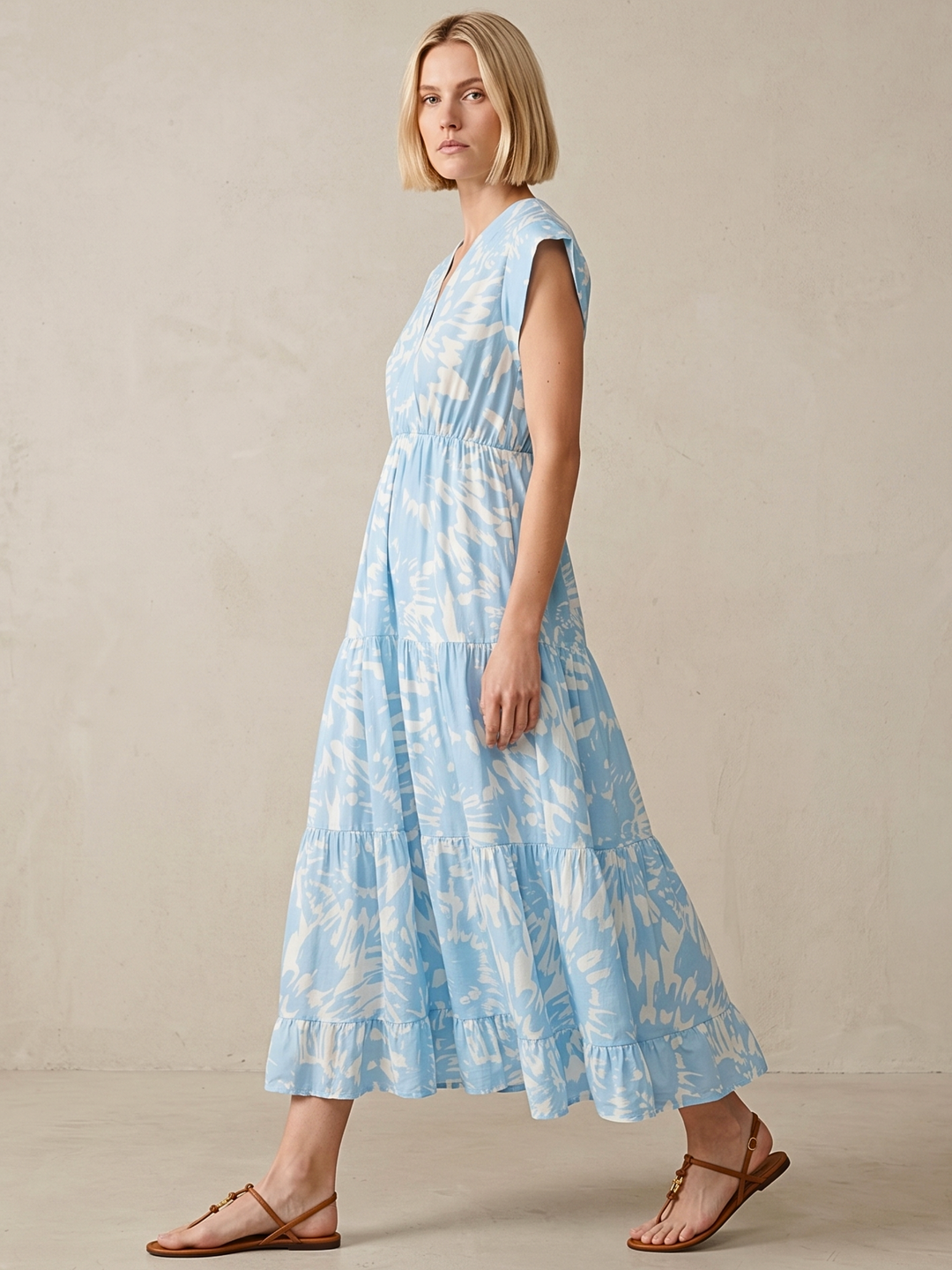 Tahoe Tiered Midi Dress