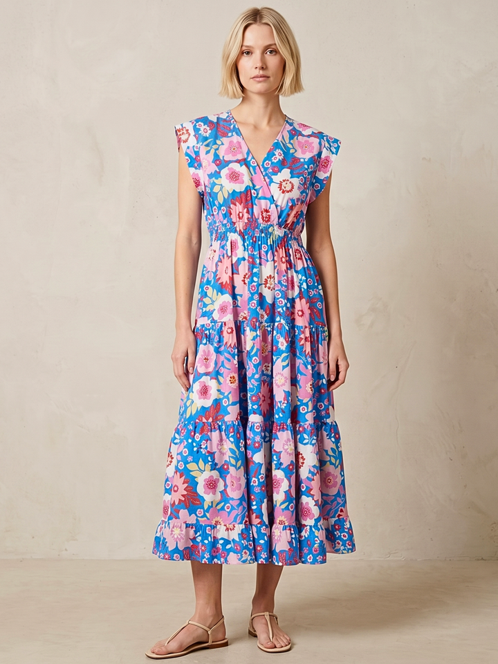 Tahoe Tiered Midi Dress