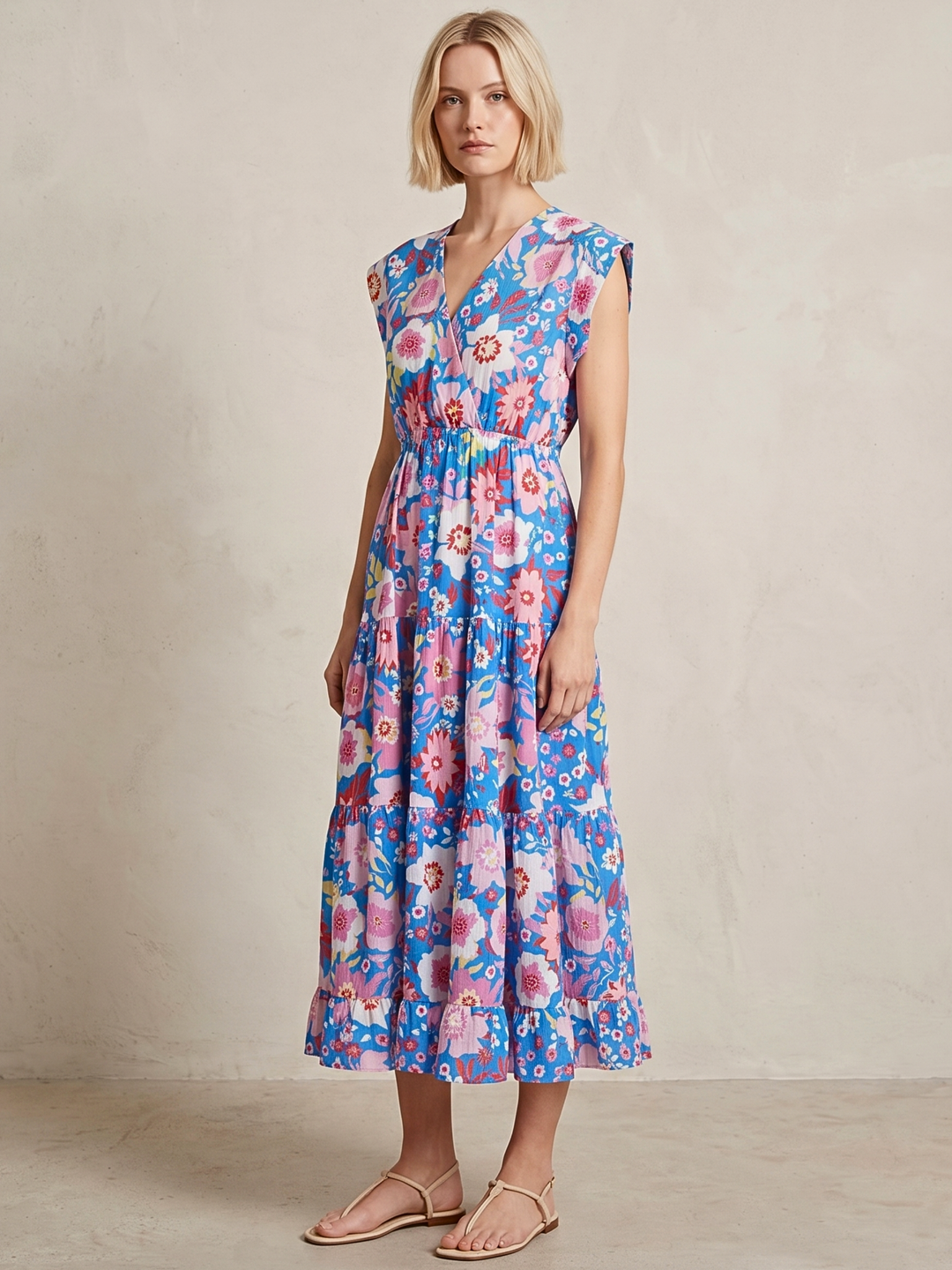Tahoe Tiered Midi Dress