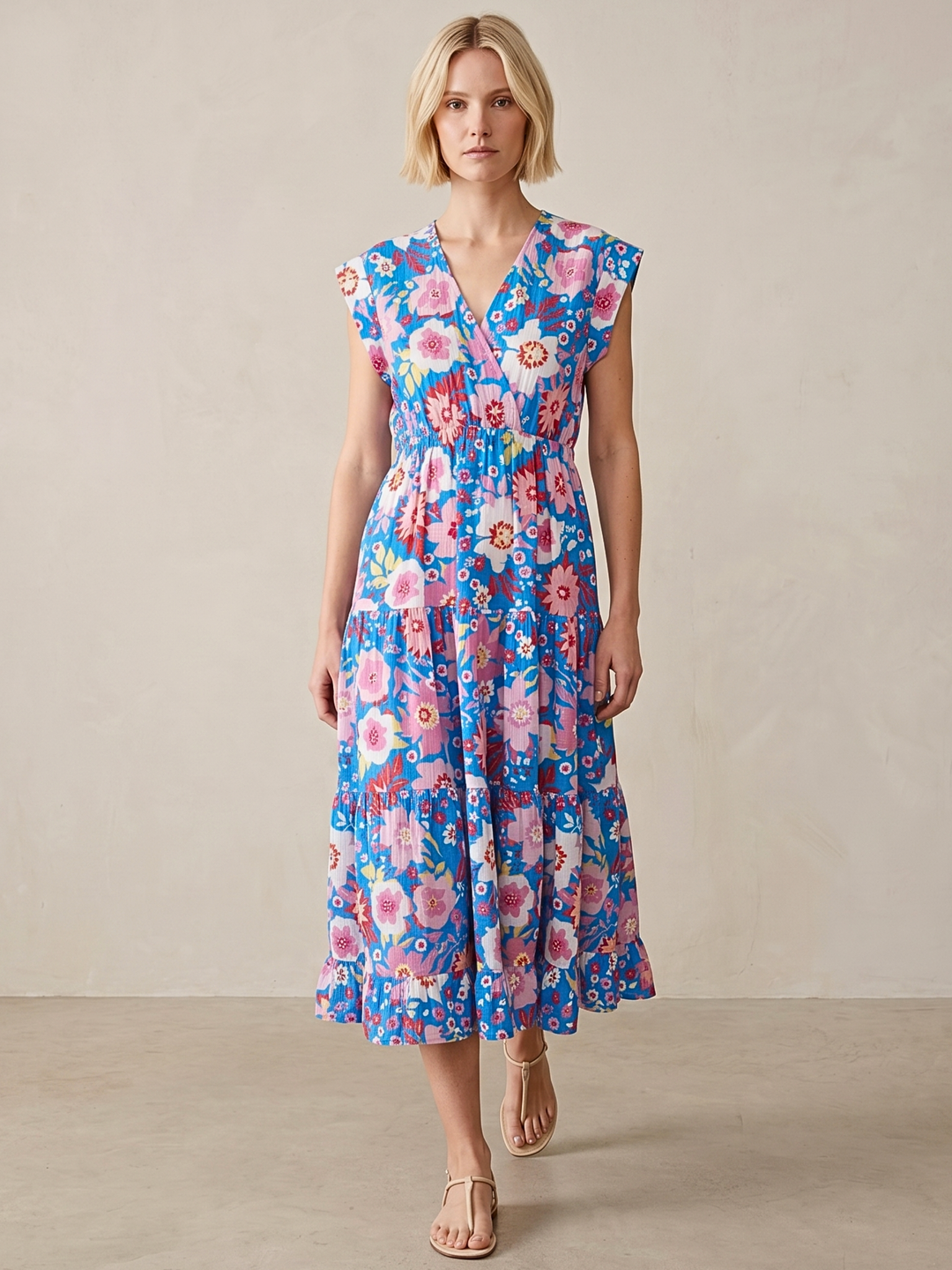 Tahoe Tiered Midi Dress