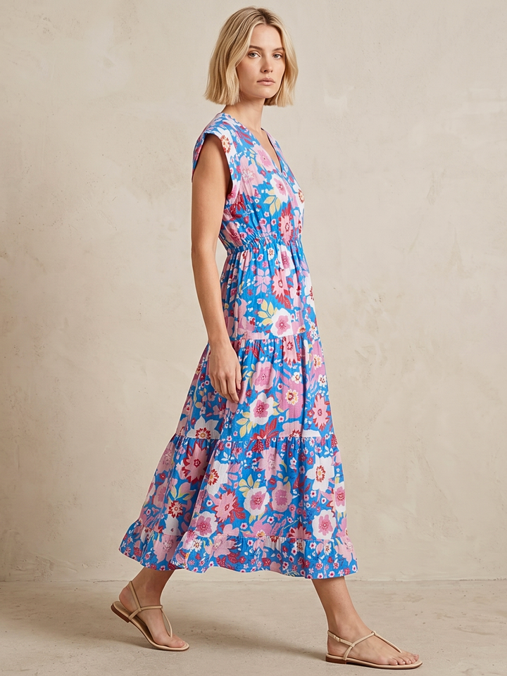 Tahoe Tiered Midi Dress