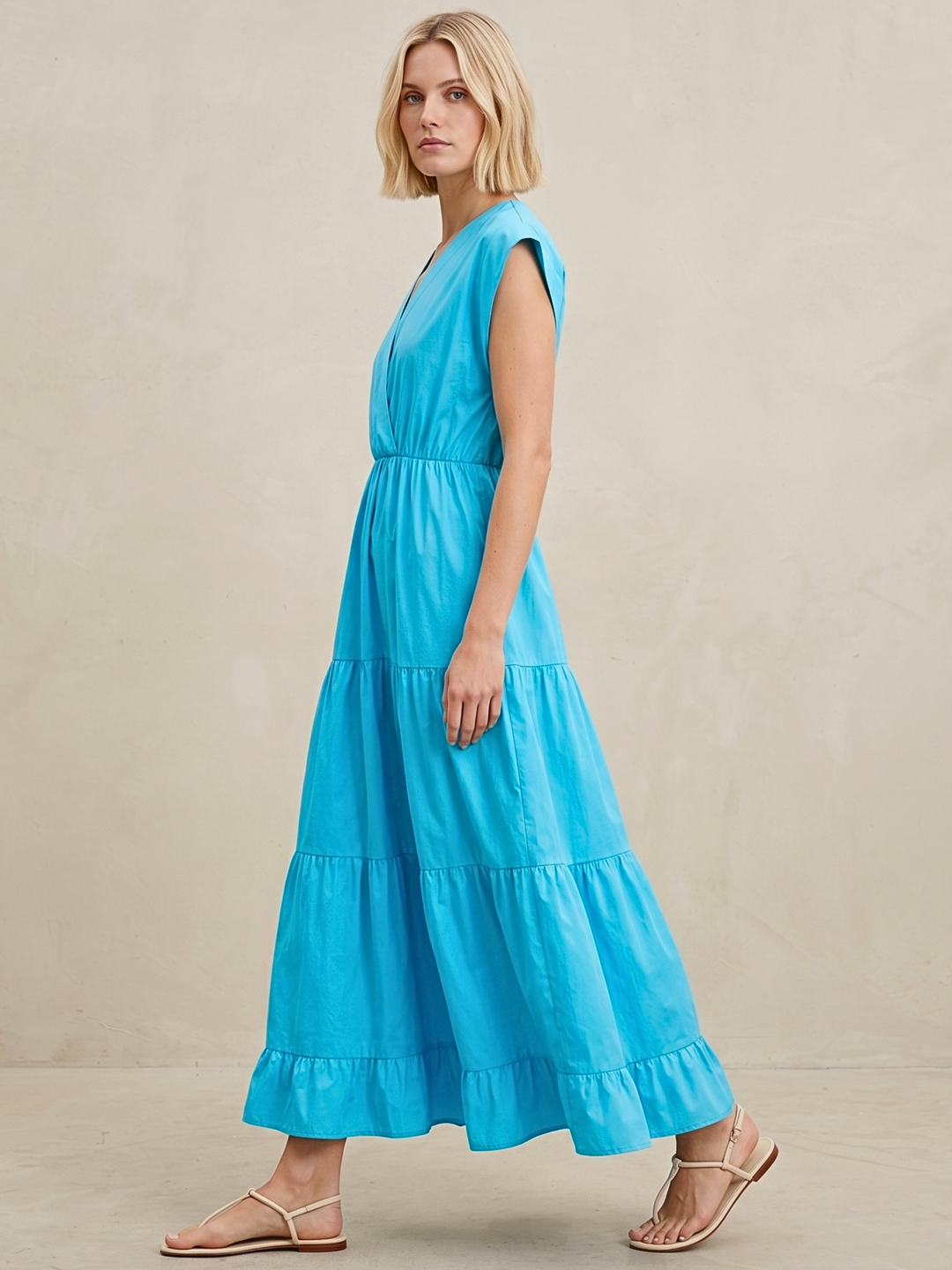 Tahoe Tiered Midi Dress