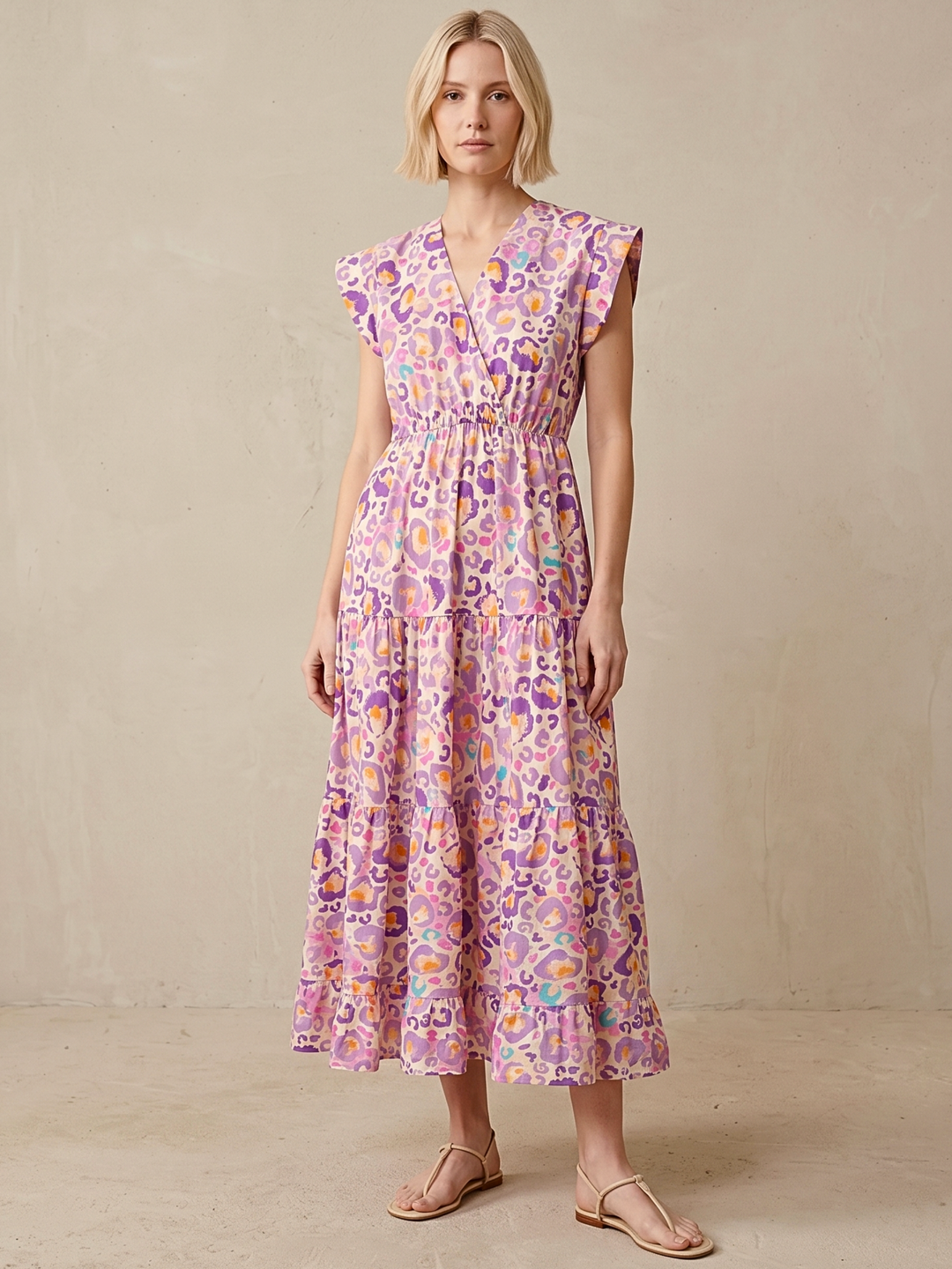 Tahoe Tiered Midi Dress