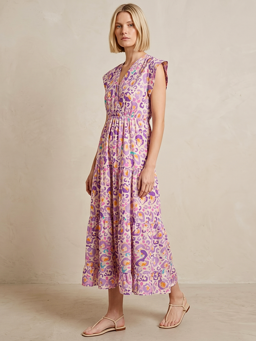 Tahoe Tiered Midi Dress