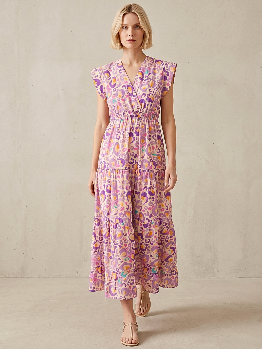Tahoe Tiered Midi Dress