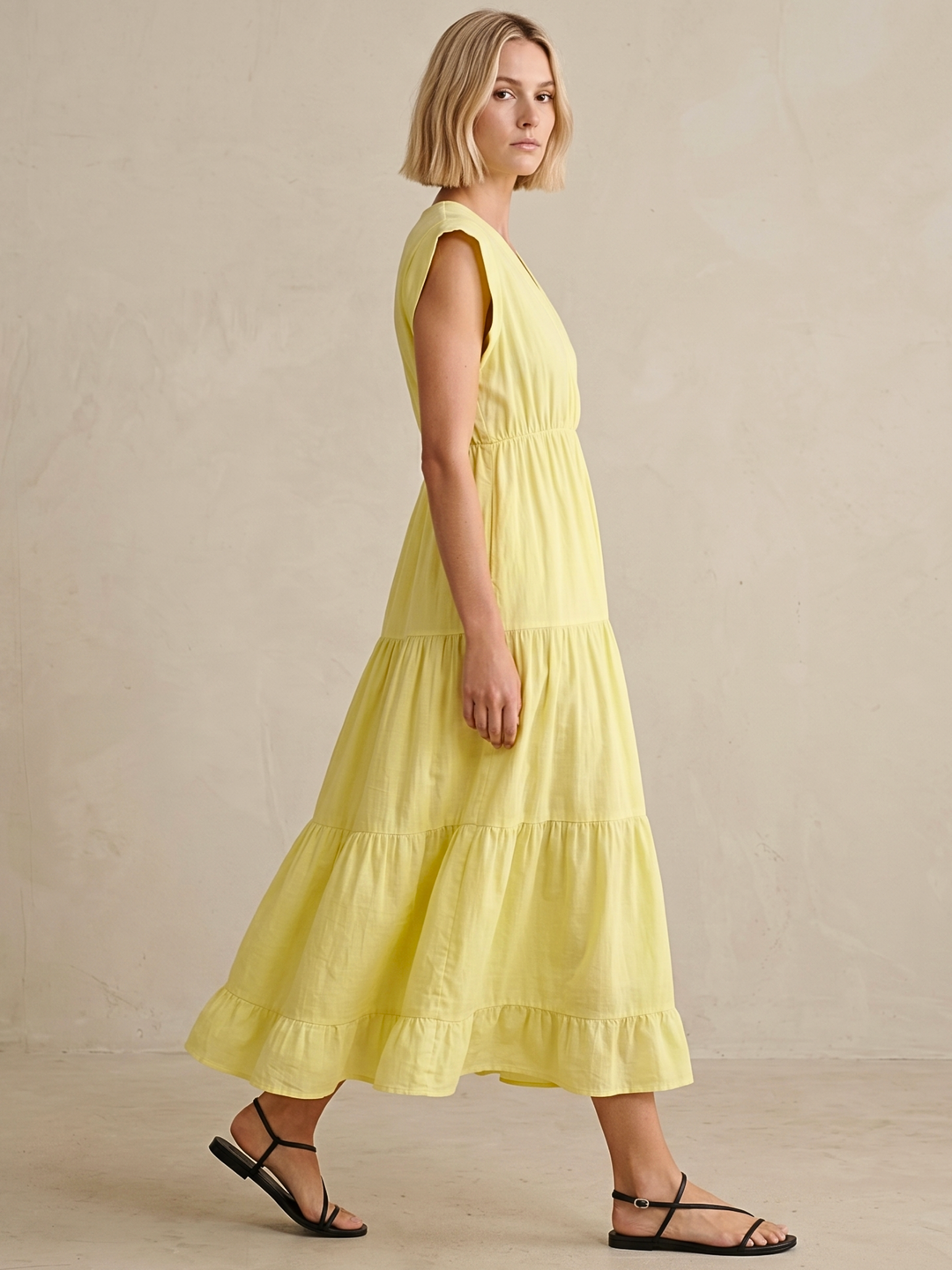 Tahoe Tiered Midi Dress