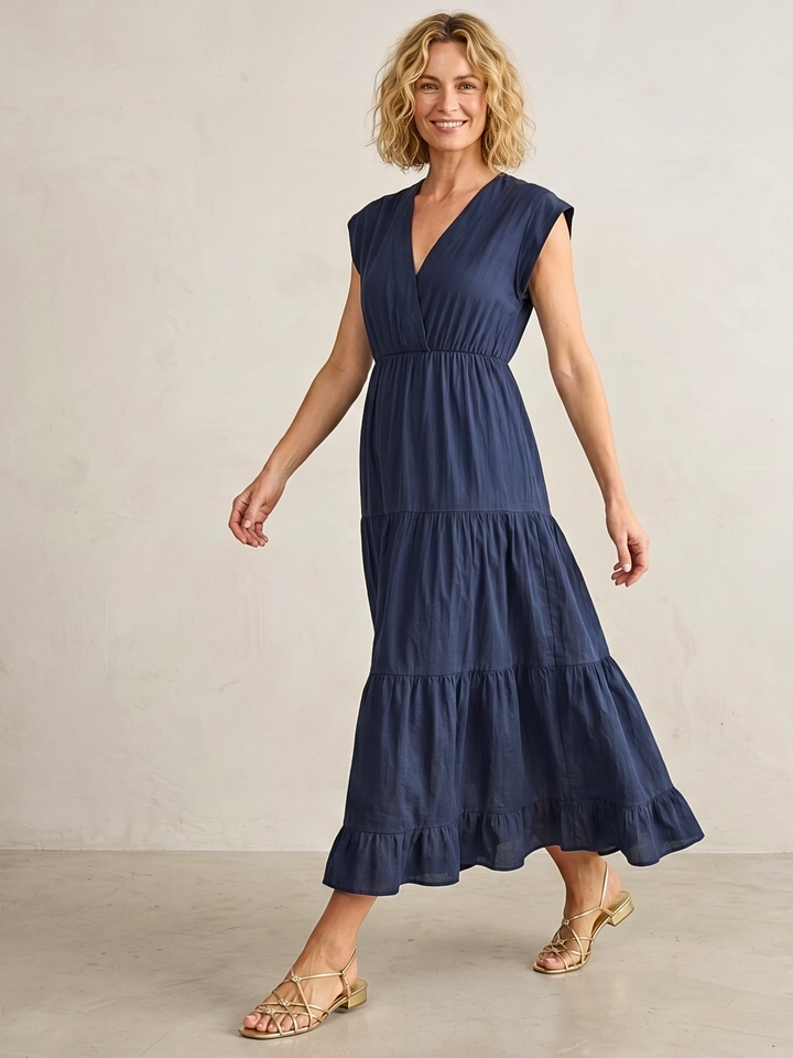 Tahoe Tiered Midi Dress
