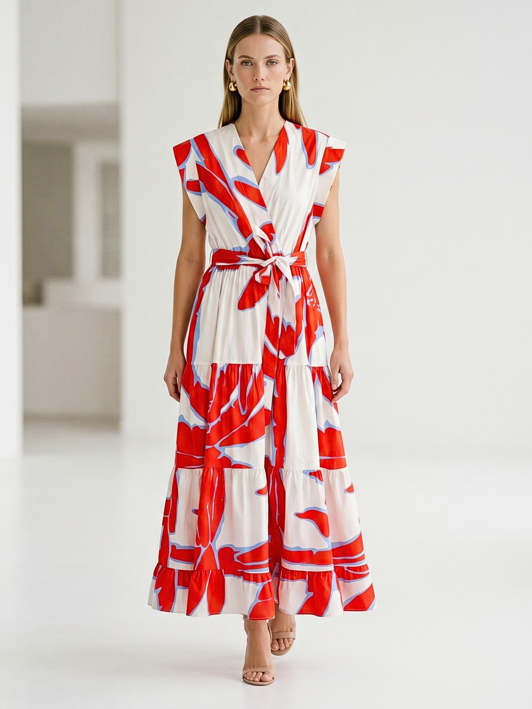 Tahoe Tiered Midi Dress