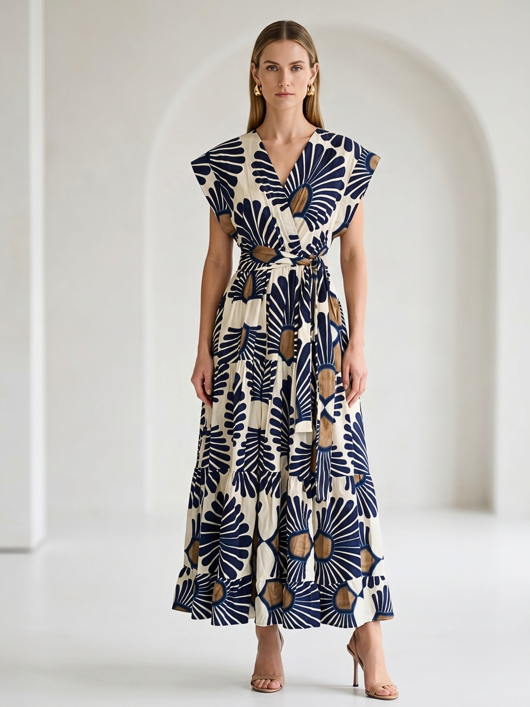 Tahoe Tiered Midi Dress