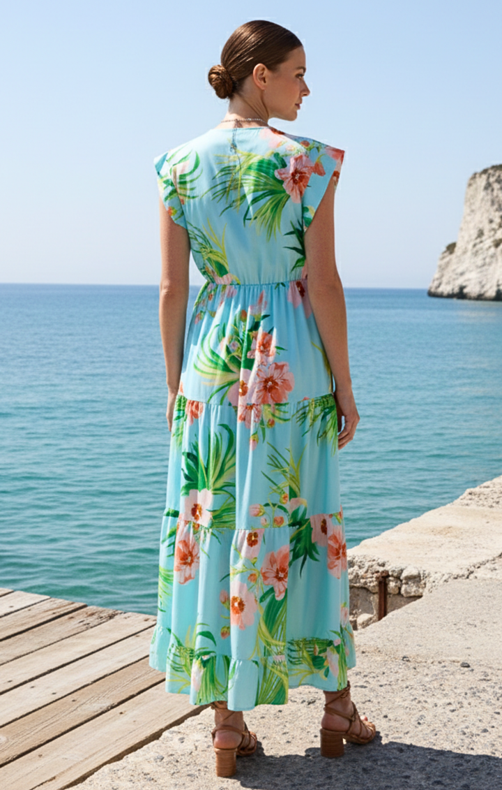 Tahoe Tiered Midi Dress