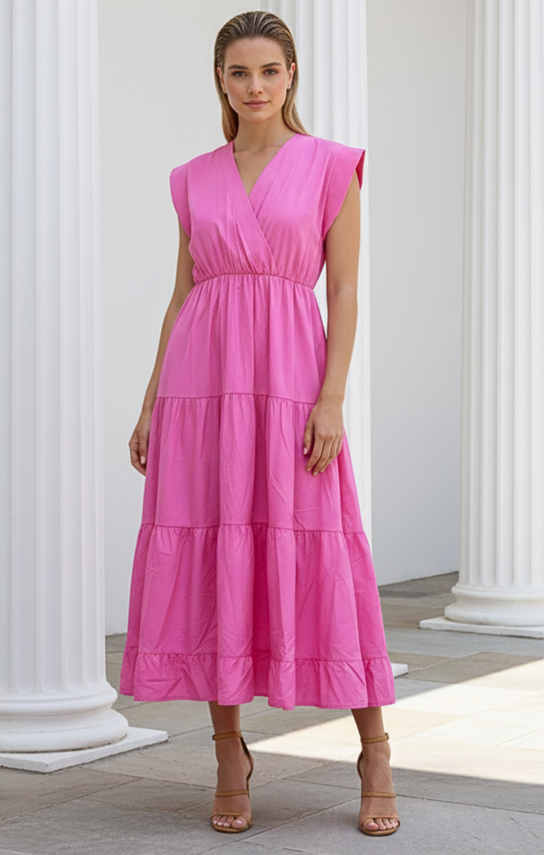 Tahoe Tiered Midi Dress