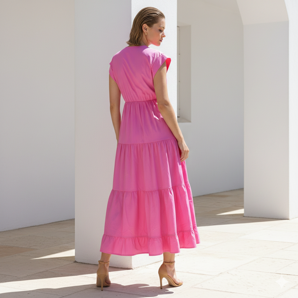 Tahoe Tiered Midi Dress