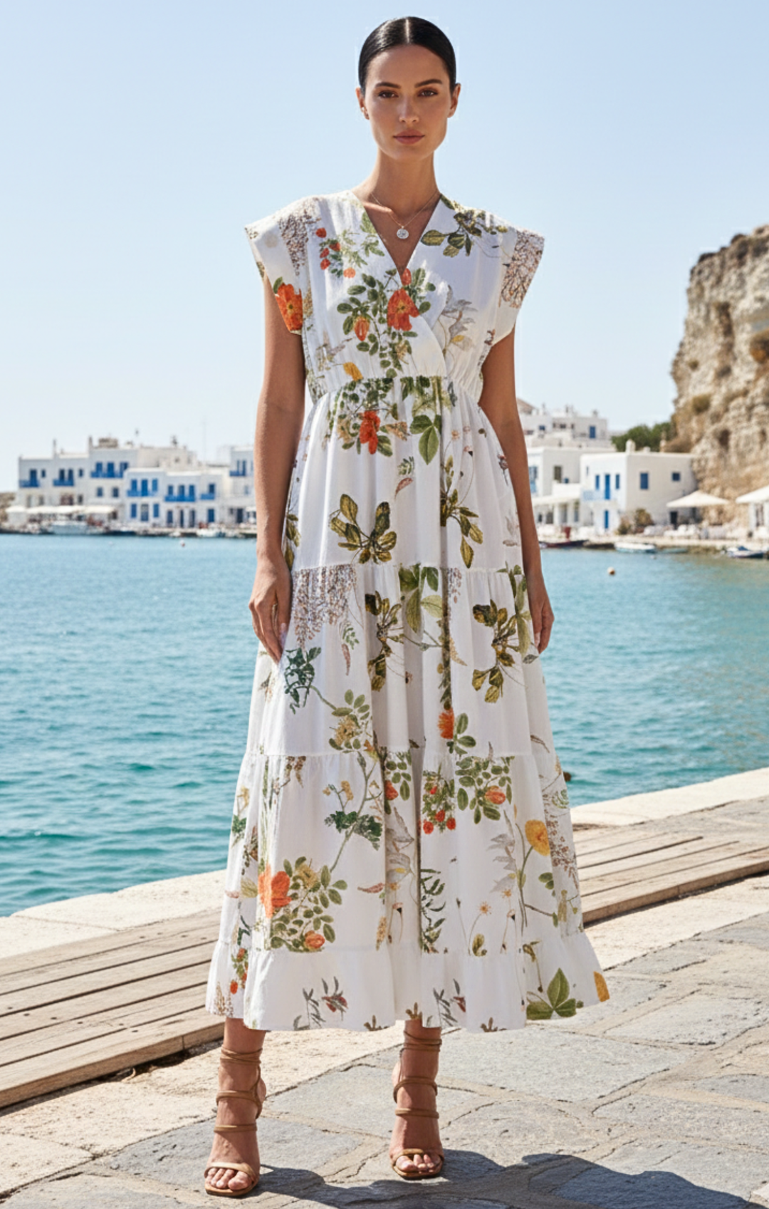 Tahoe Tiered Midi Dress