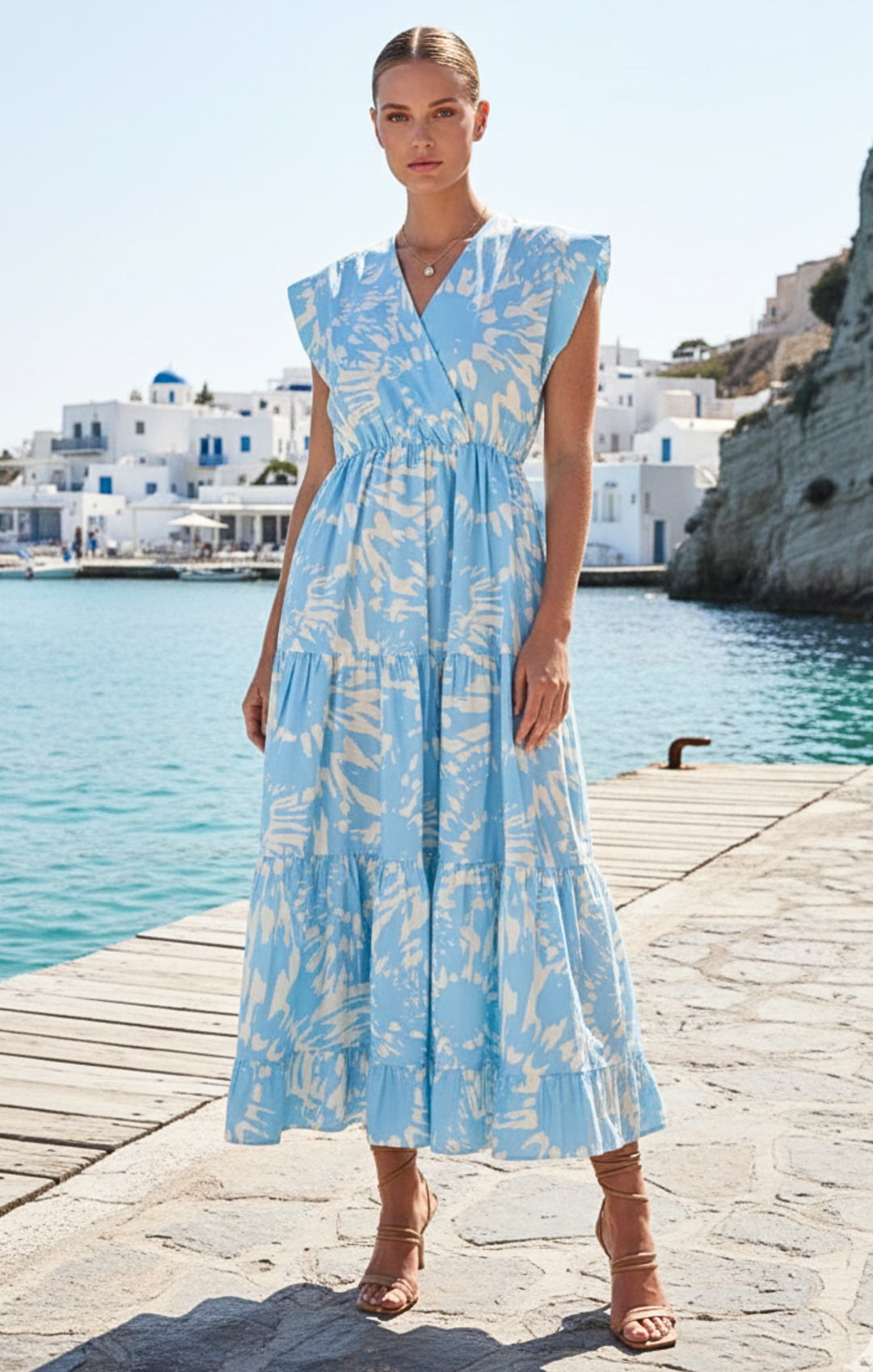 Tahoe Tiered Midi Dress