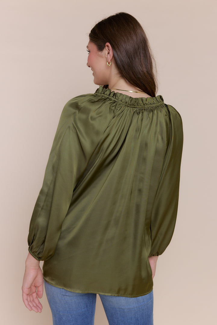 Gabriella Satin Top