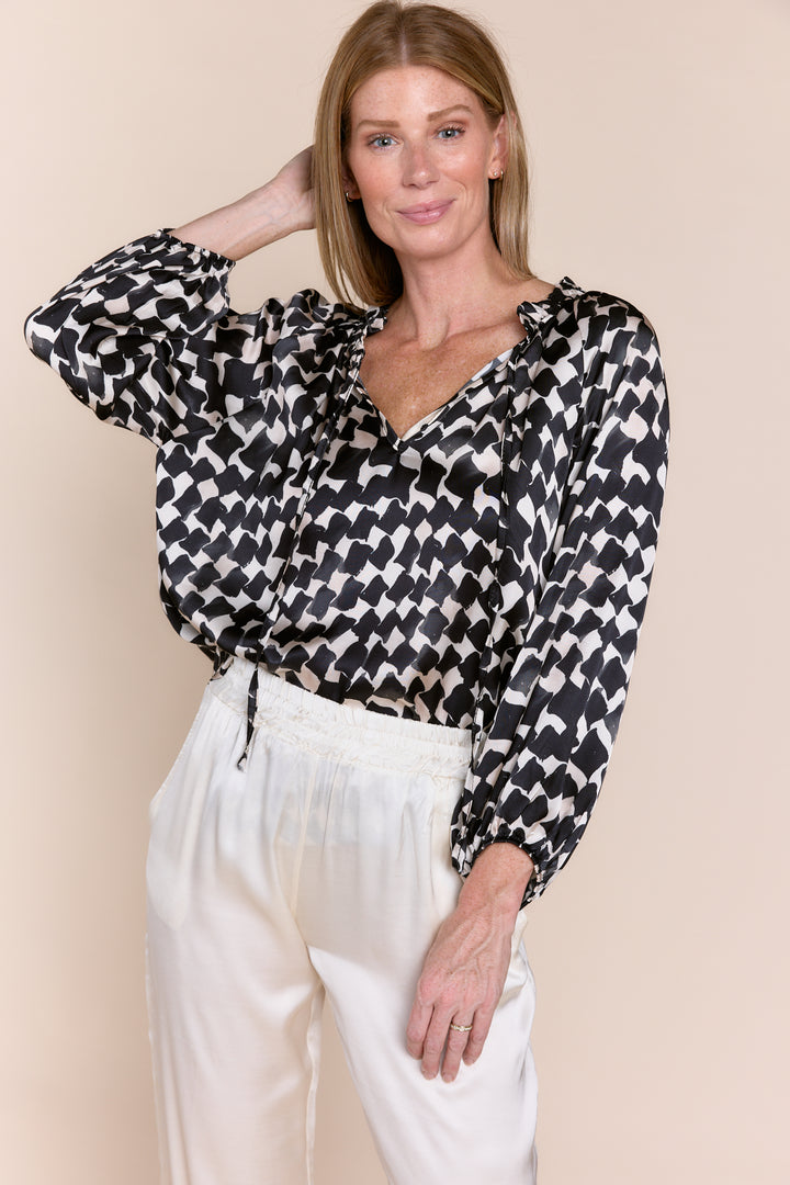 Gabriella Satin Top