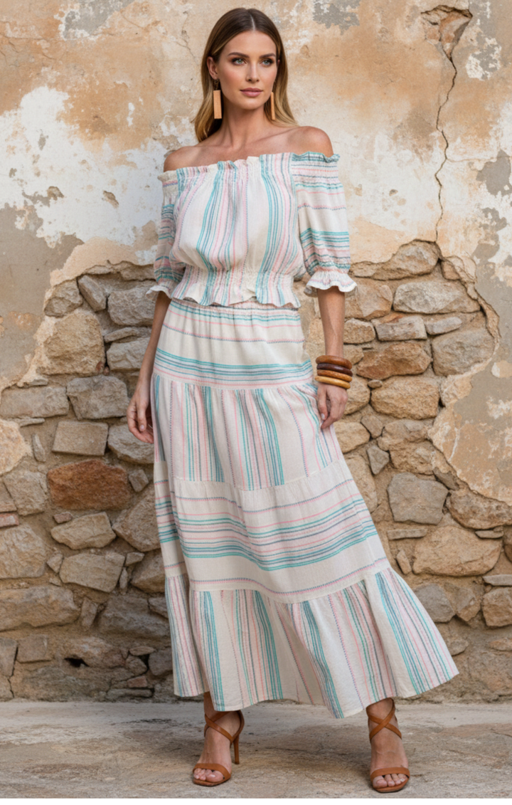 Tthe Chawa  Off-the-Shoulder Boho Top