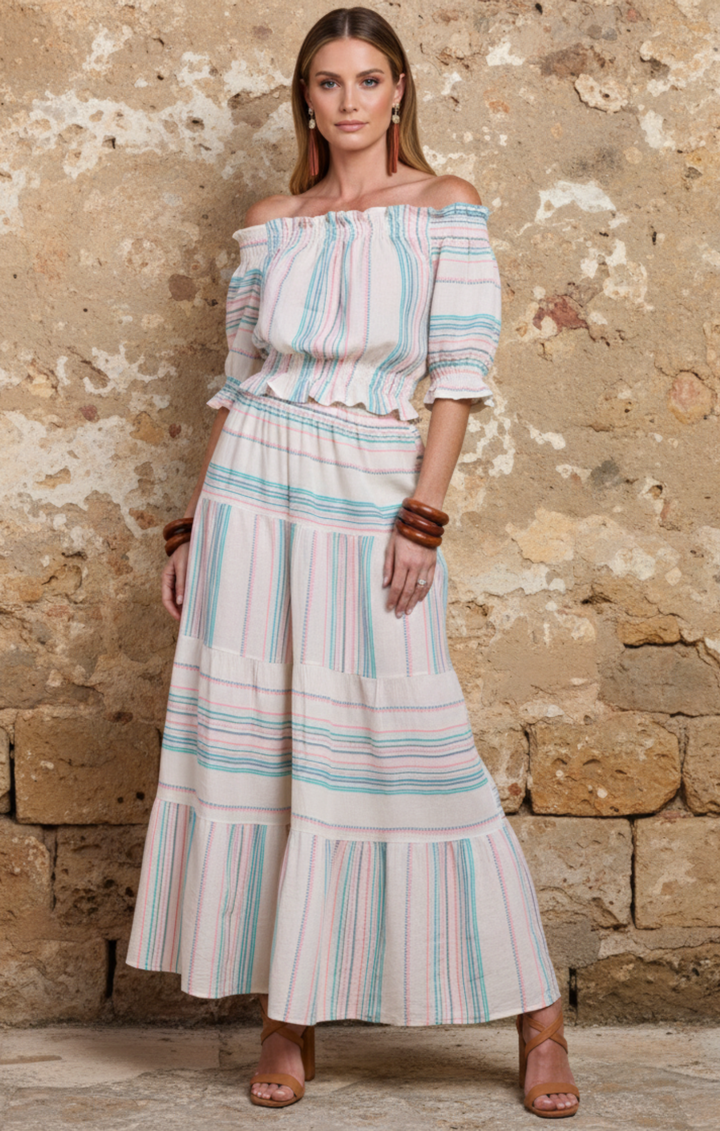 Tthe Chawa  Off-the-Shoulder Boho Top