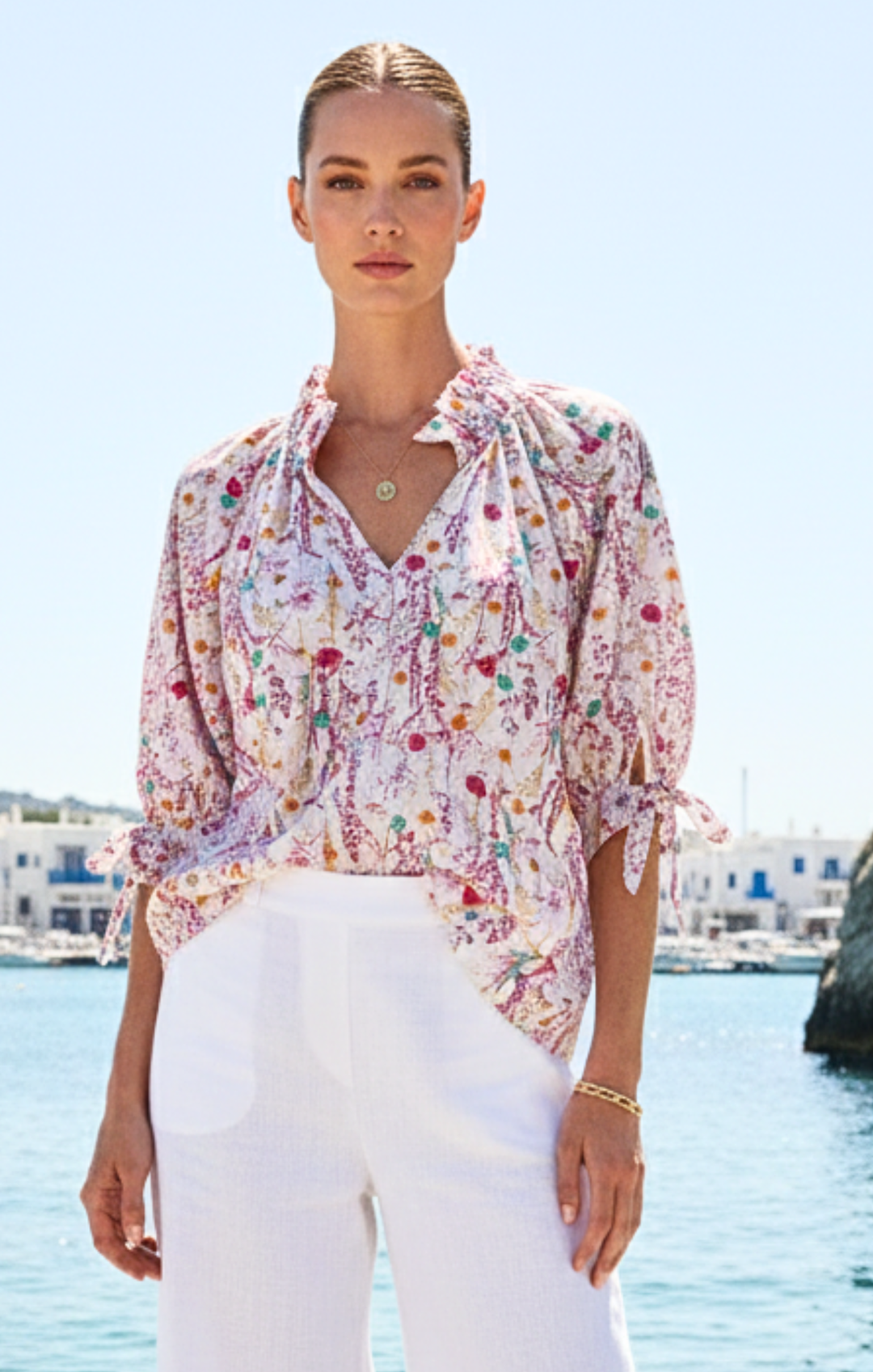 Eloise Ruffle Blouse