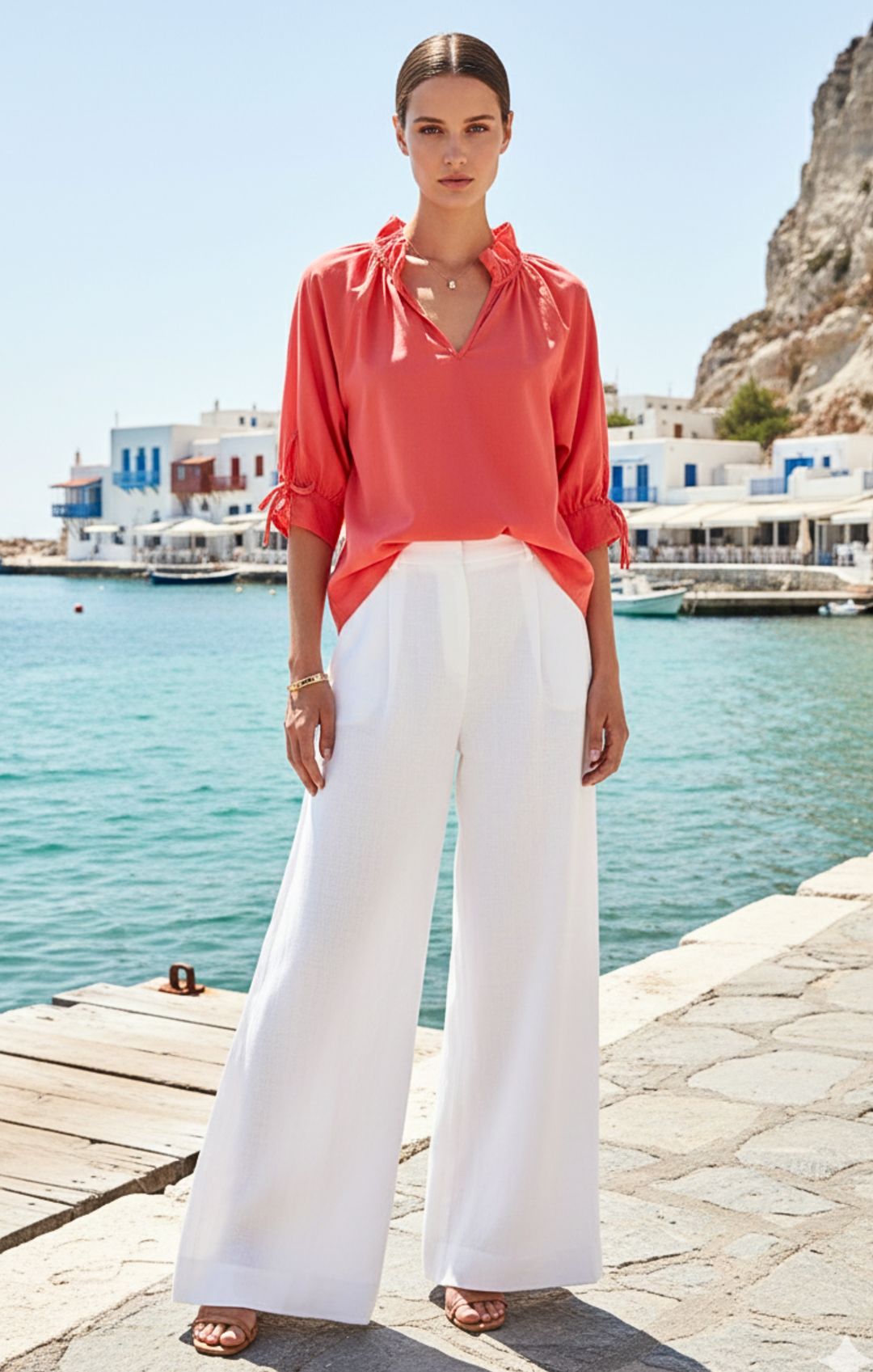 Eloise Ruffle Blouse