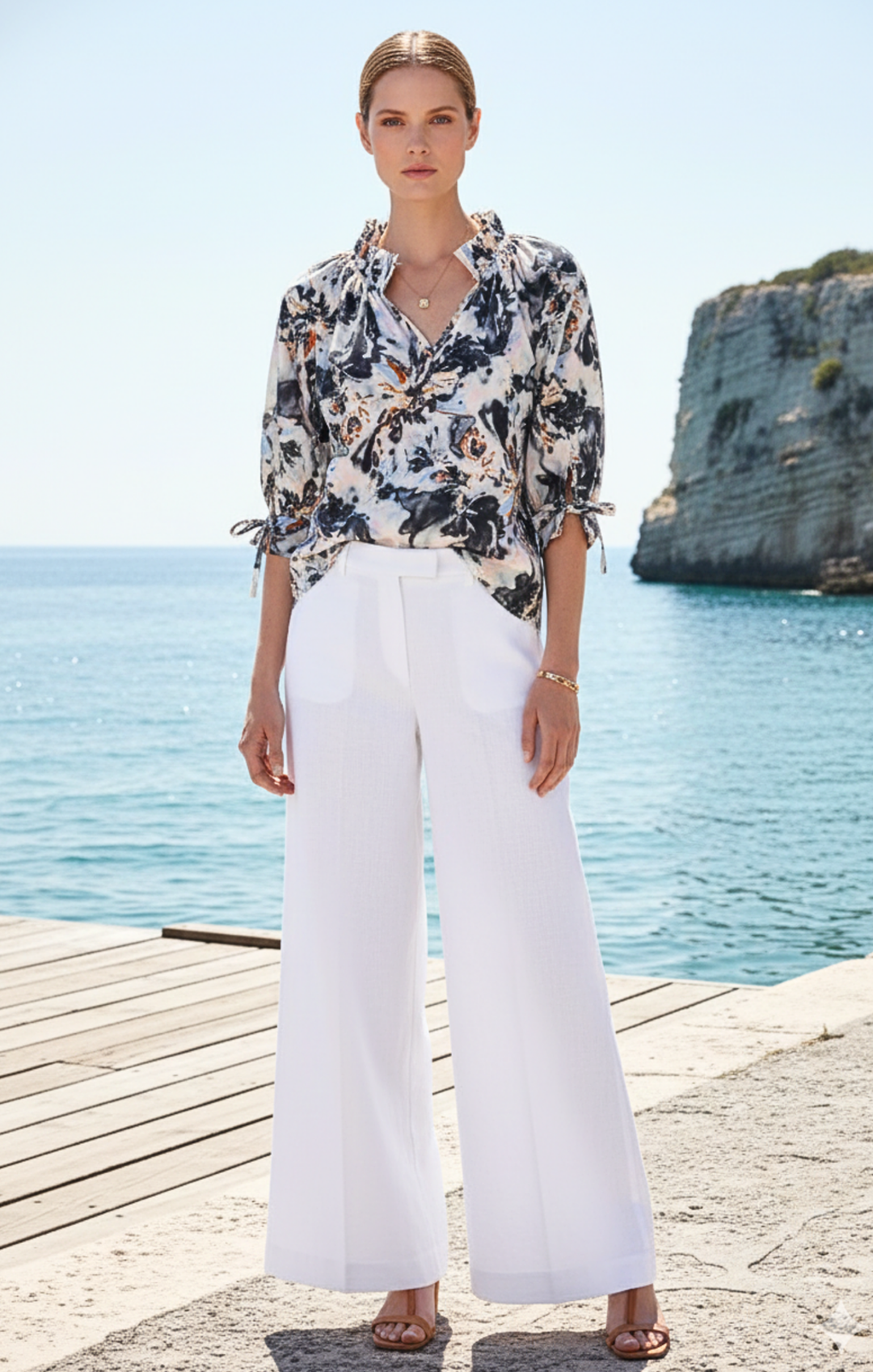 Eloise Ruffle Blouse