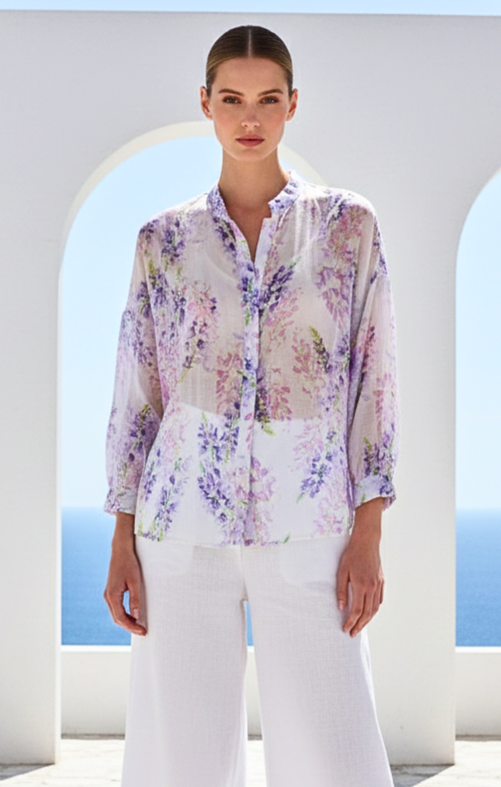 Marco Button-Down Boho  Shirt