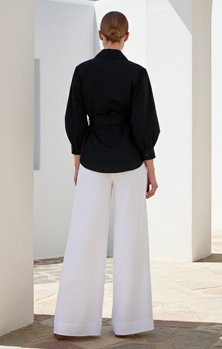 Monica Collard Wrap Blouse