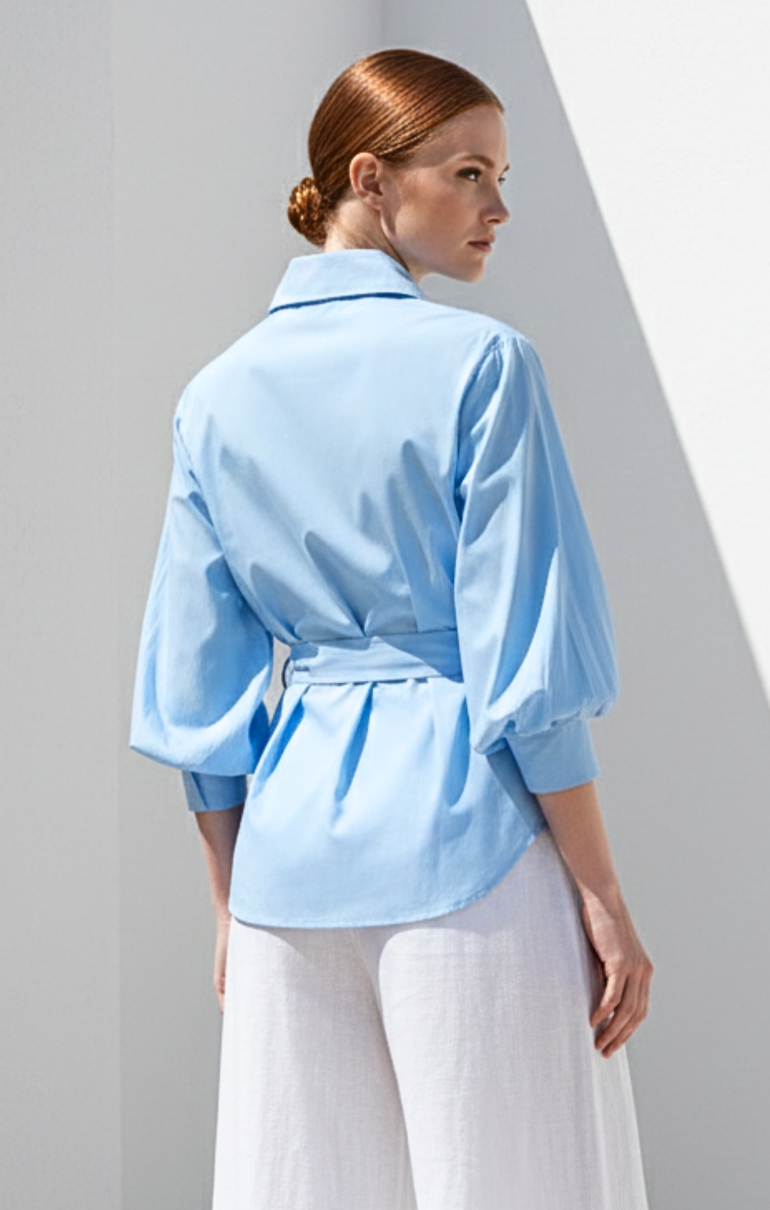 Monica Collard Wrap Blouse