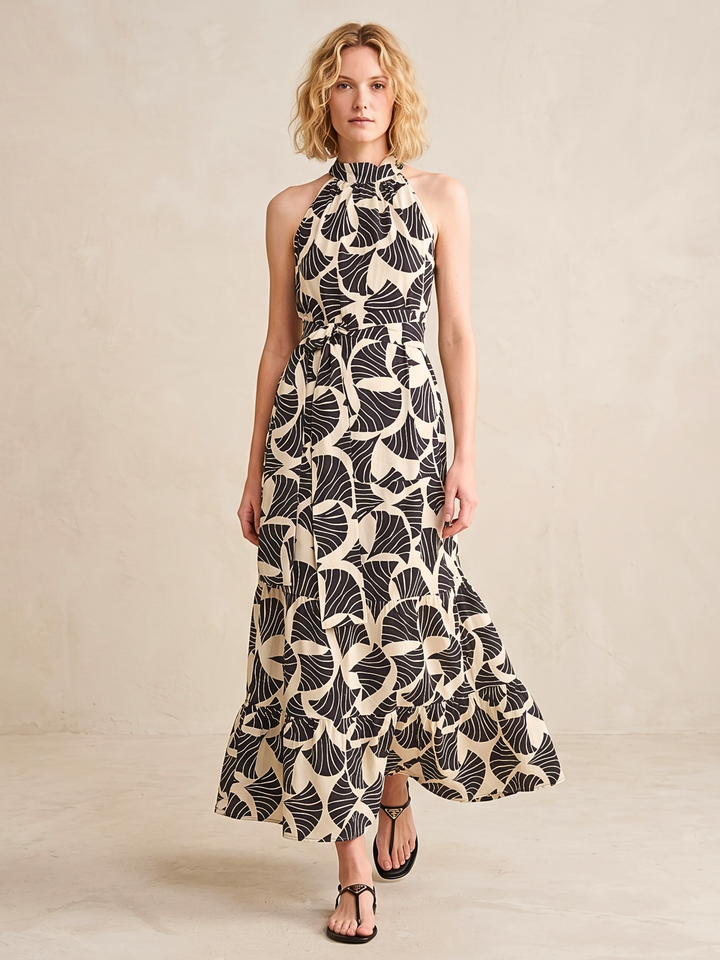 ROBERTA HALTER MAXI DRESS