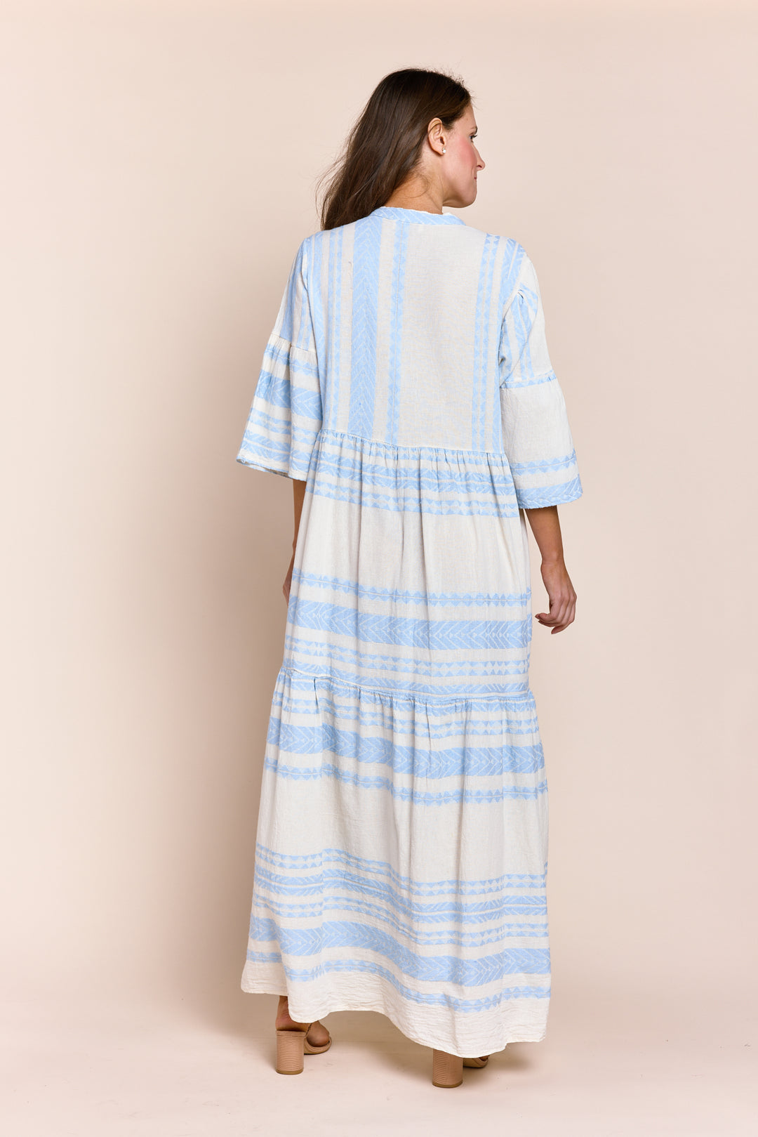 MIRAMAR BOHEMIAN TIERED MAXI DRESS