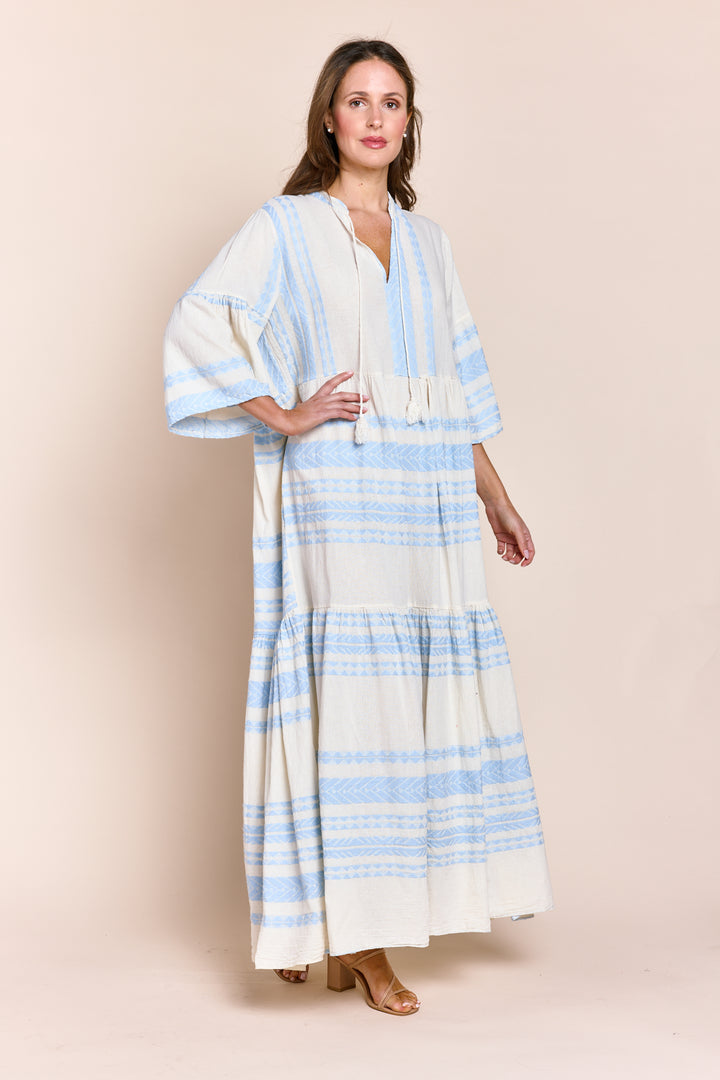MIRAMAR BOHEMIAN TIERED MAXI DRESS