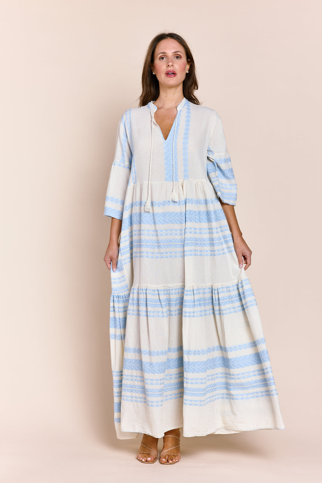 MIRAMAR BOHEMIAN TIERED MAXI DRESS