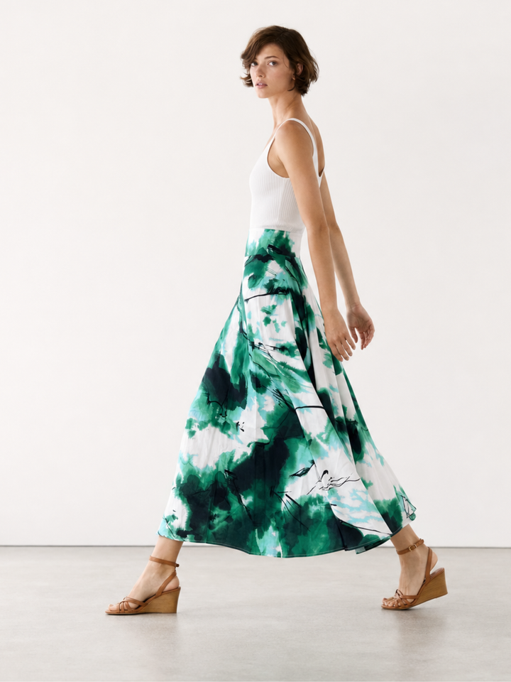 Willow A-Line Cotton Maxi Skrt