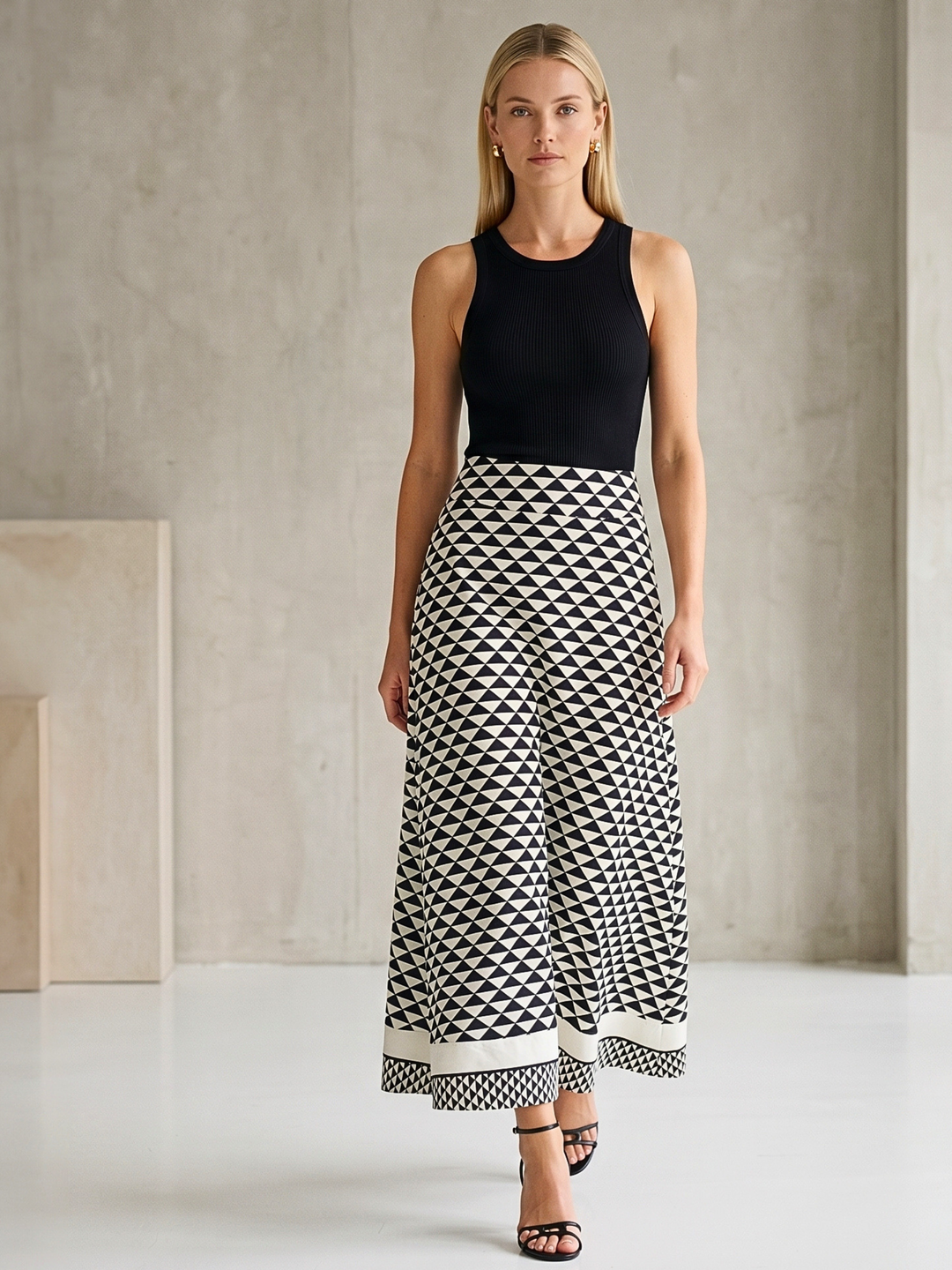 Willow A-Line Cotton Maxi Skrt