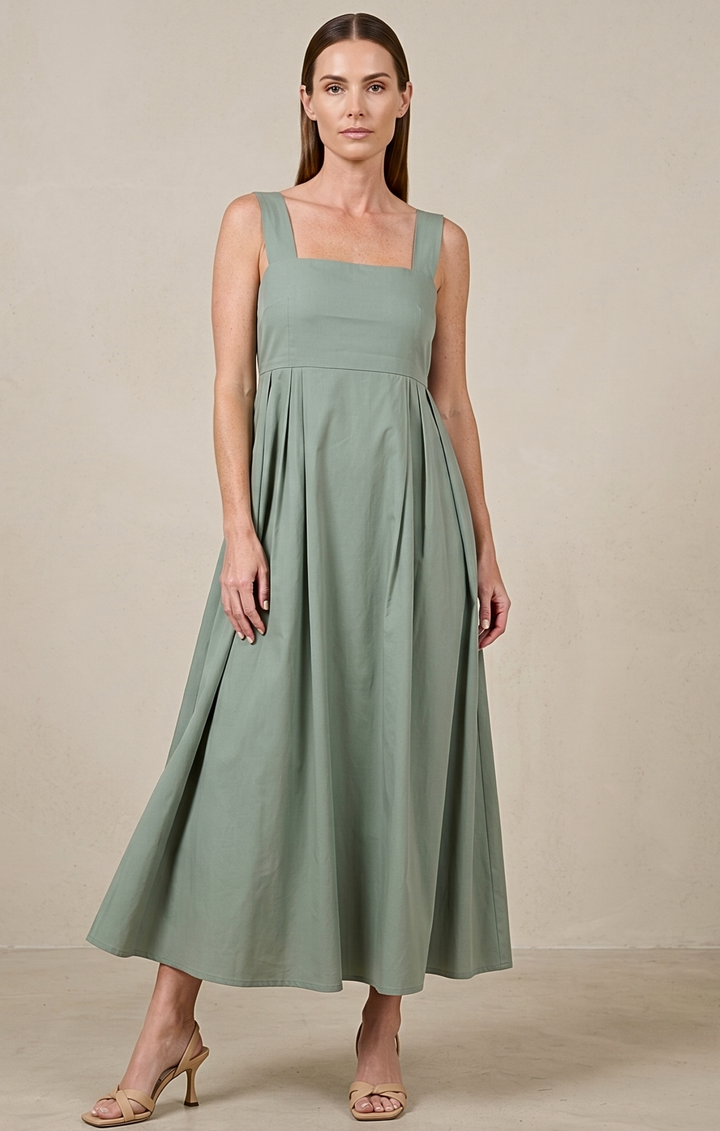 ZEILA SQUARE NECK DRESS