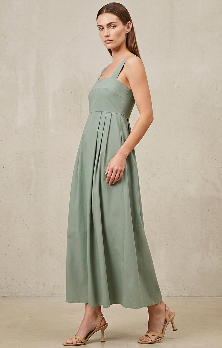 ZEILA SQUARE NECK DRESS