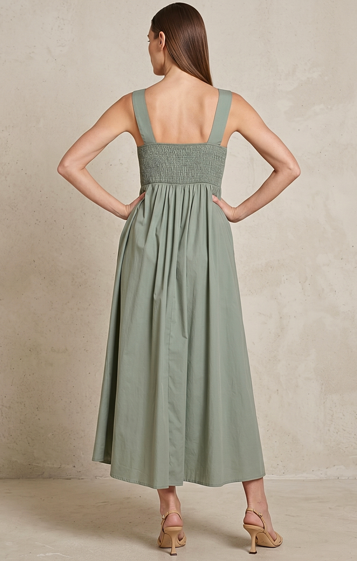 ZEILA SQUARE NECK DRESS