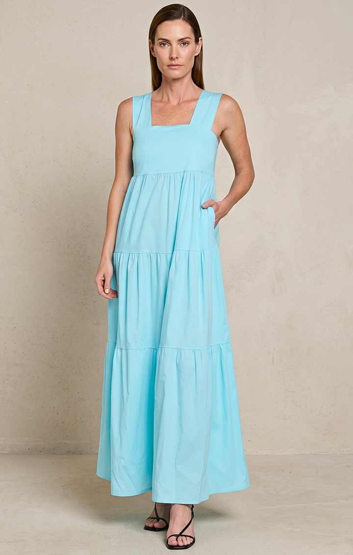 ZEILA SQUARE NECK DRESS