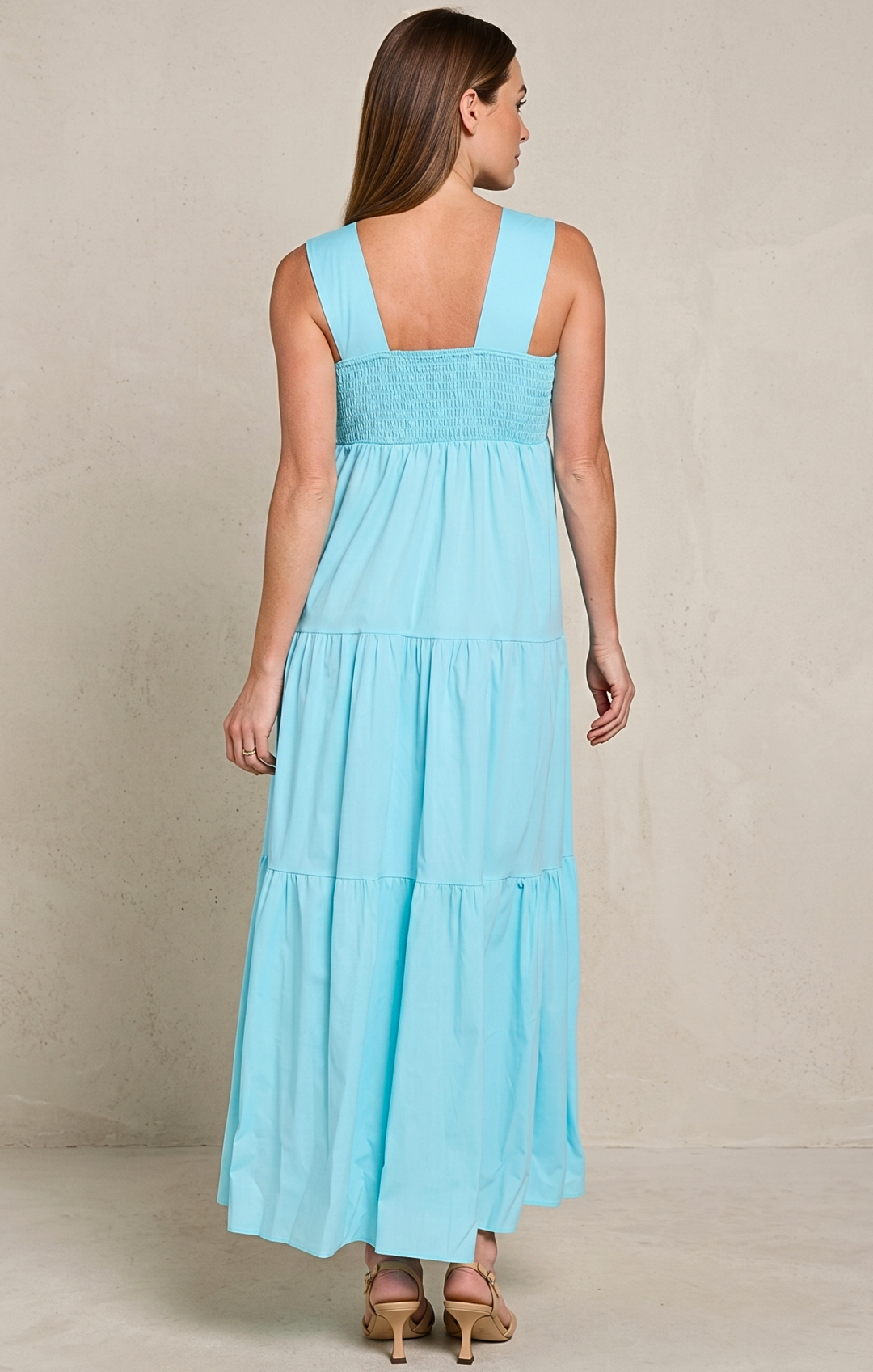 ZEILA SQUARE NECK DRESS