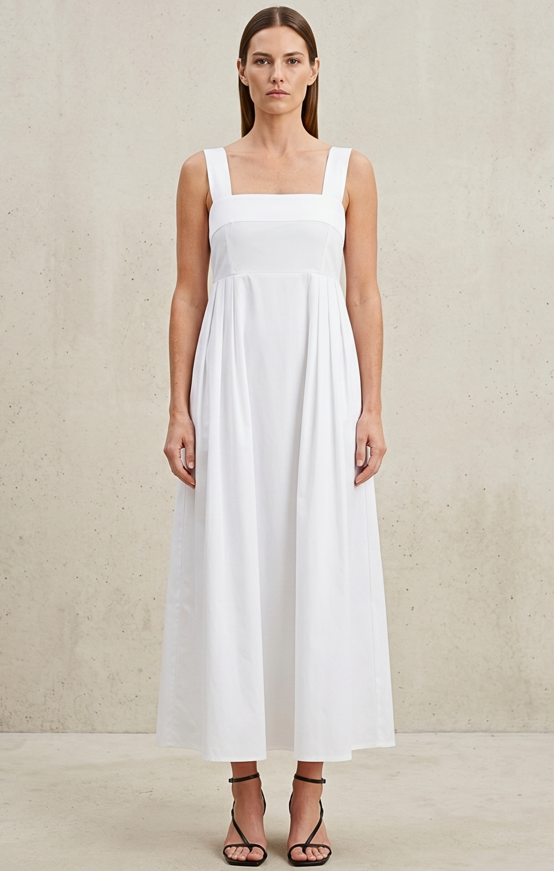 ZEILA SQUARE NECK DRESS