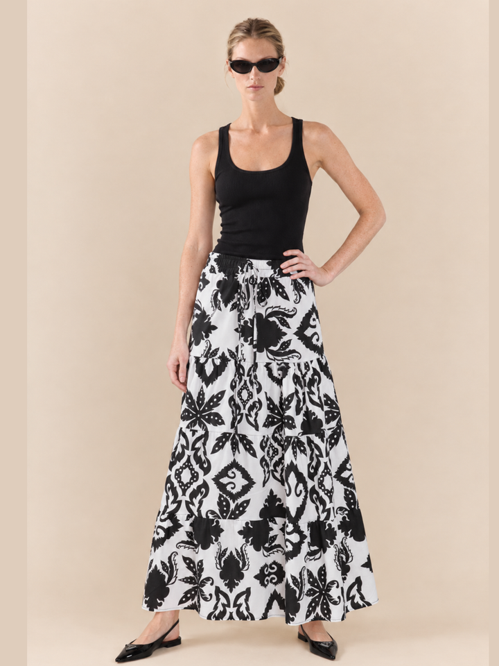 Amelia Tiered Maxi Skirt