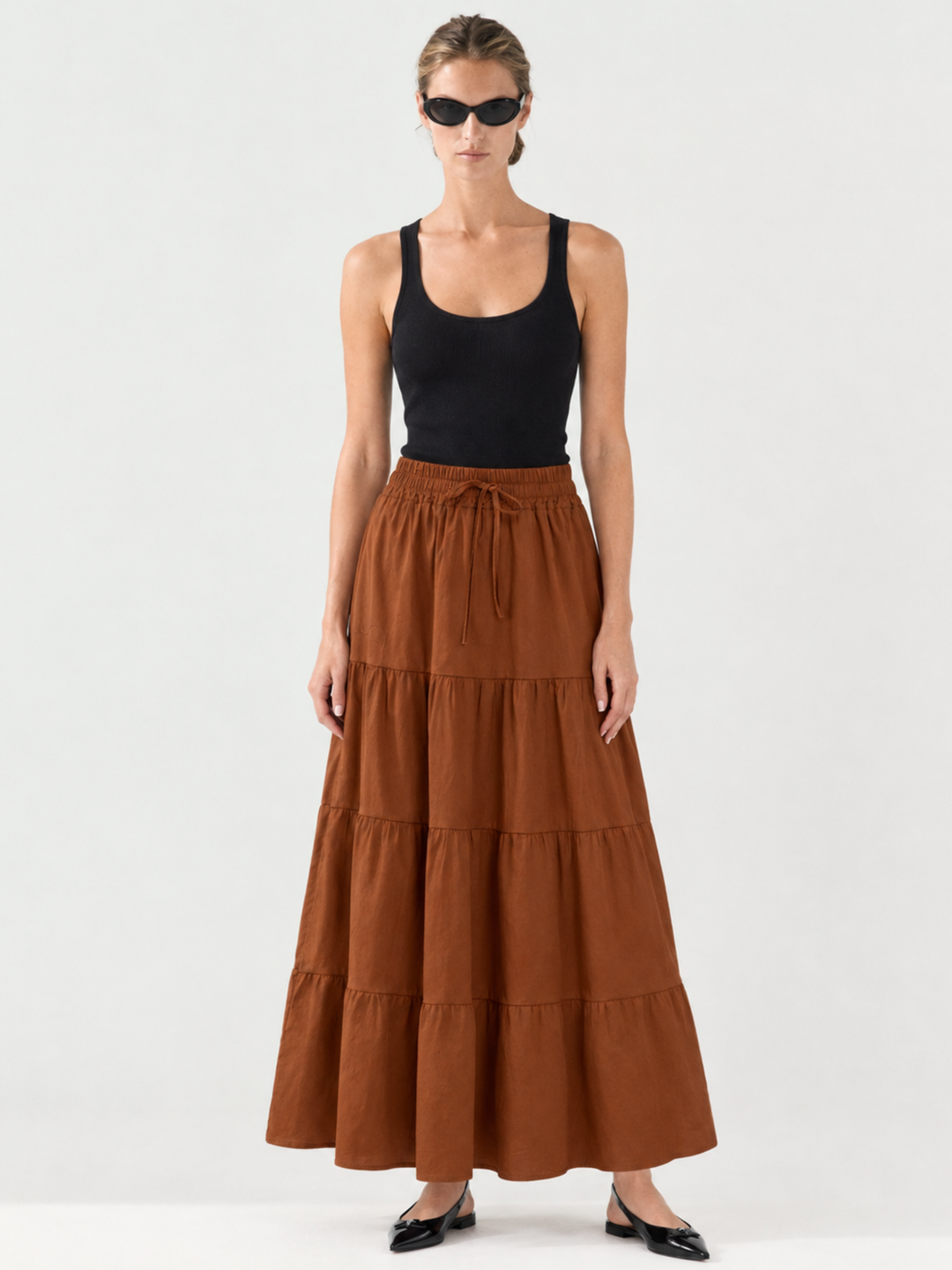 Amelia Tiered Maxi Skirt