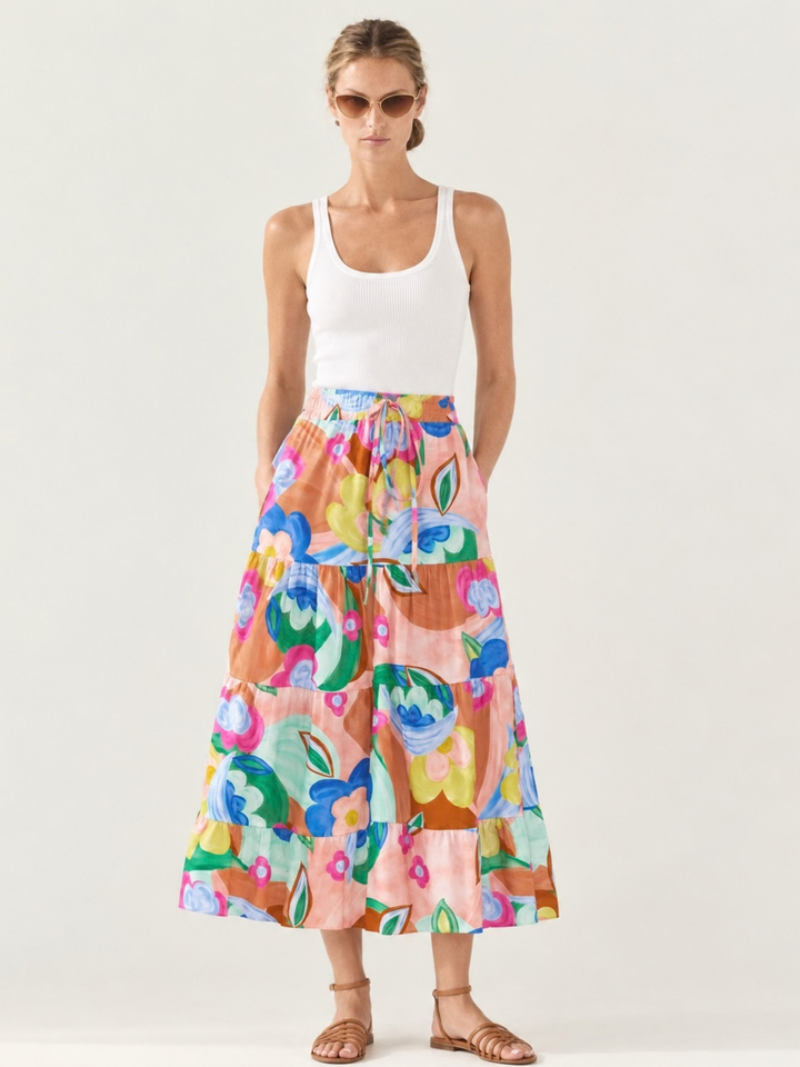 Amelia Tiered Maxi Skirt