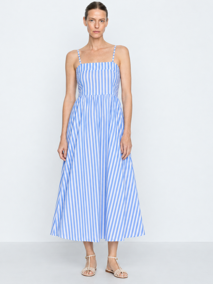 Carina Fit-and-Flare Cami Maxi Dress